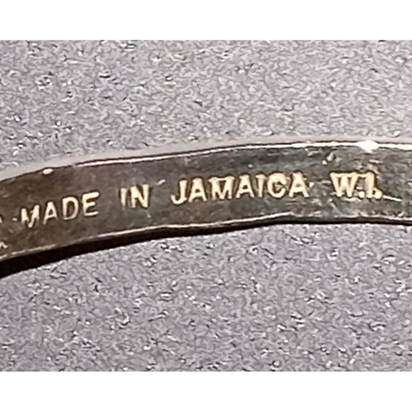 Vintage Sterling silver West Indian Jamaican Bangles bracelets 102 Grams - Picture 8 of 16